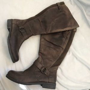 Tall brown boots